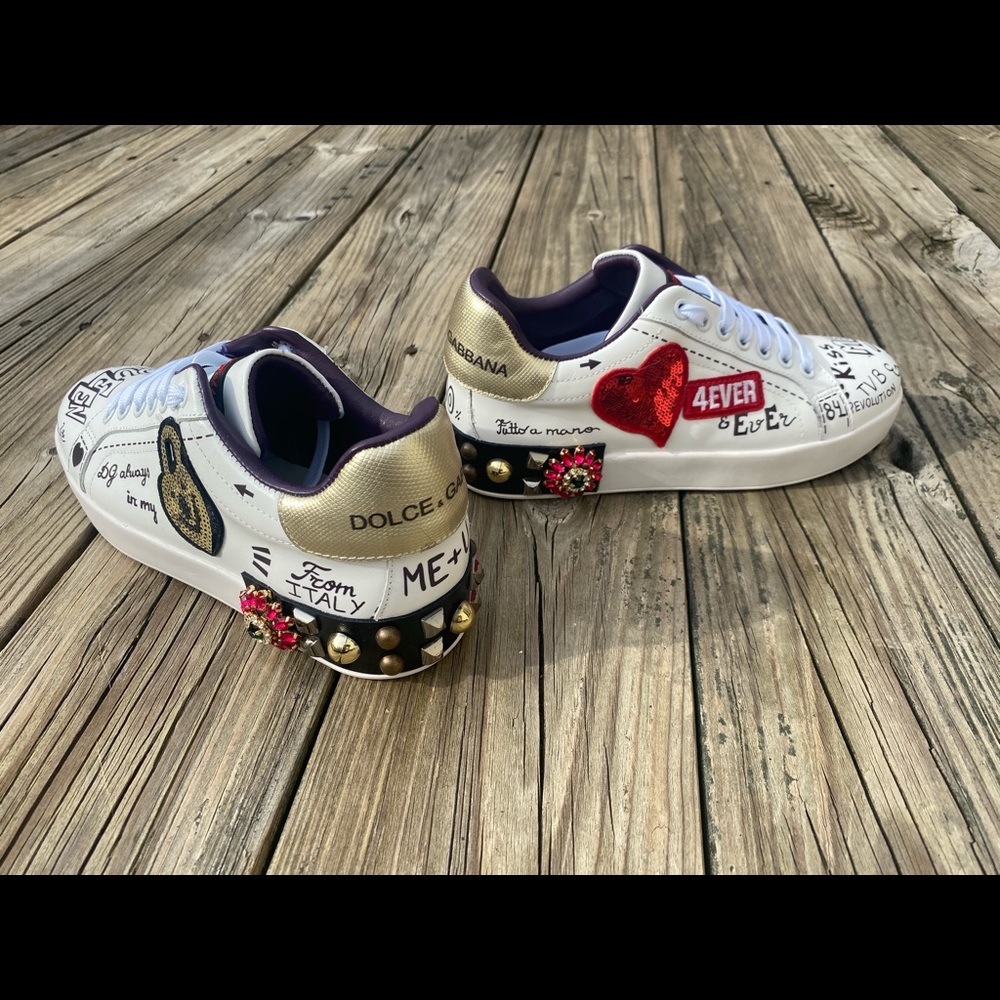 D&G tennis shoes